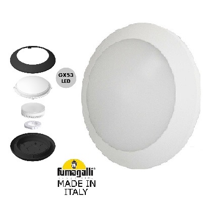 Plafoniera bertina Rotonda Bianca GX53 7w 4000k IP66